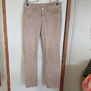 LOFT Women's Tan Skinny Jeans